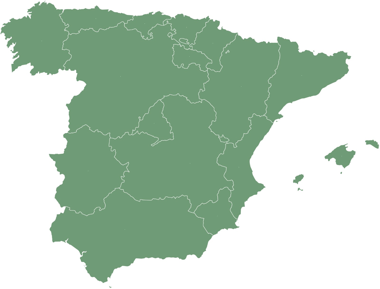 Mapa político de España